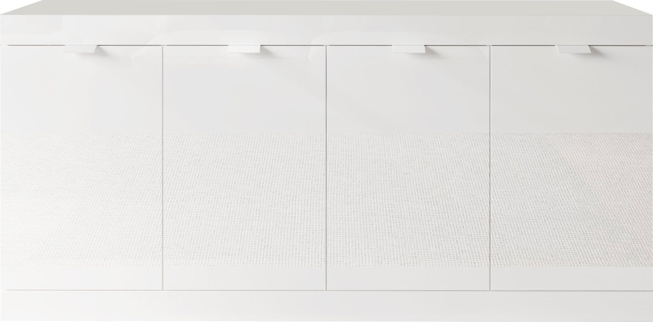 INOSIGN Sideboard "Slim", Breite 181 cm, weiß Hochglanz Lack günstig online kaufen
