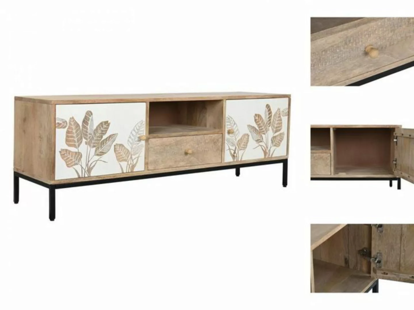 Tv-möbel Dkd Home Decor Metall Mango-holz (140 X 40 X 50 Cm) günstig online kaufen