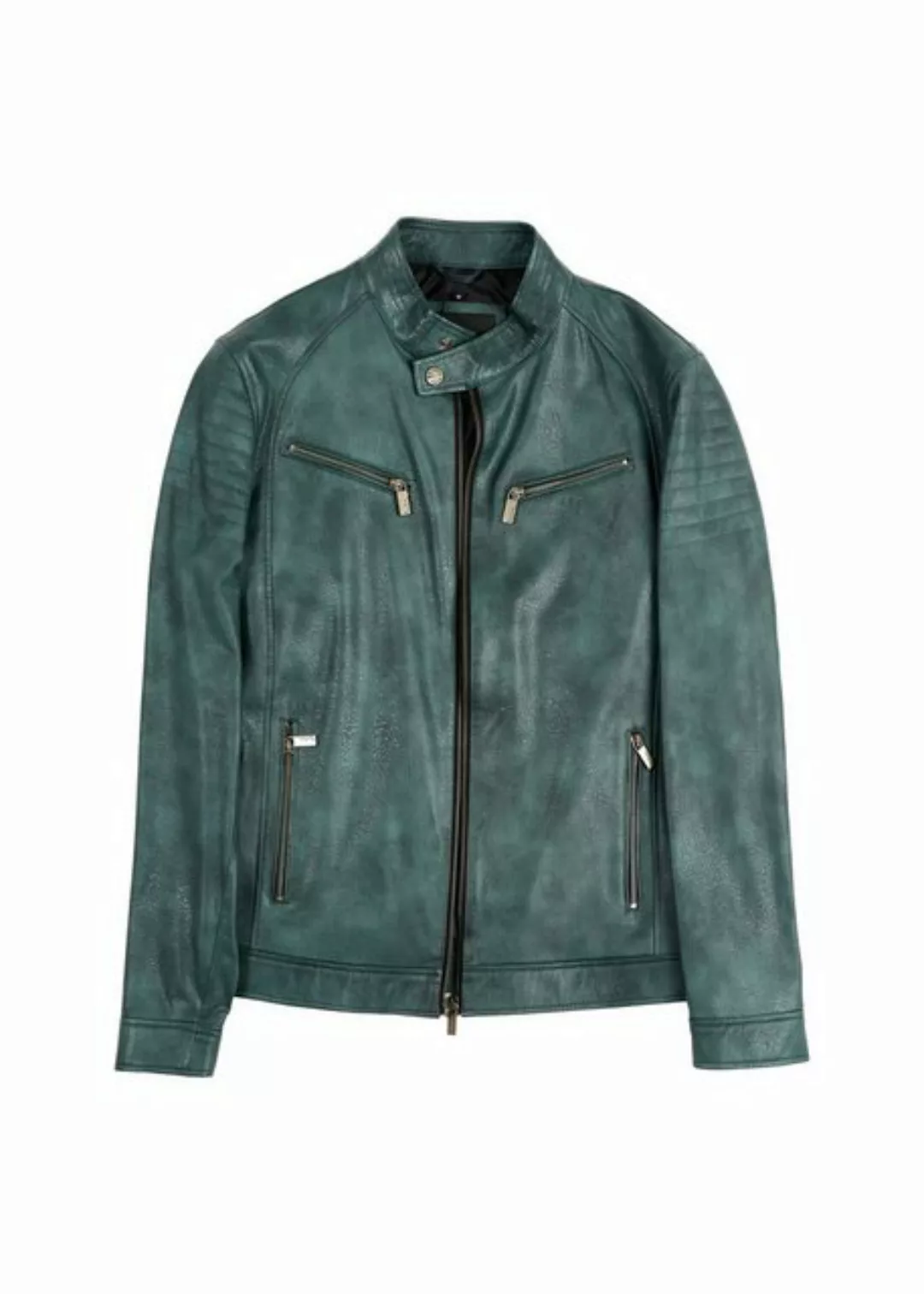 Pierre Cardin Lederimitatjacke im angesagten Biker-Stil günstig online kaufen