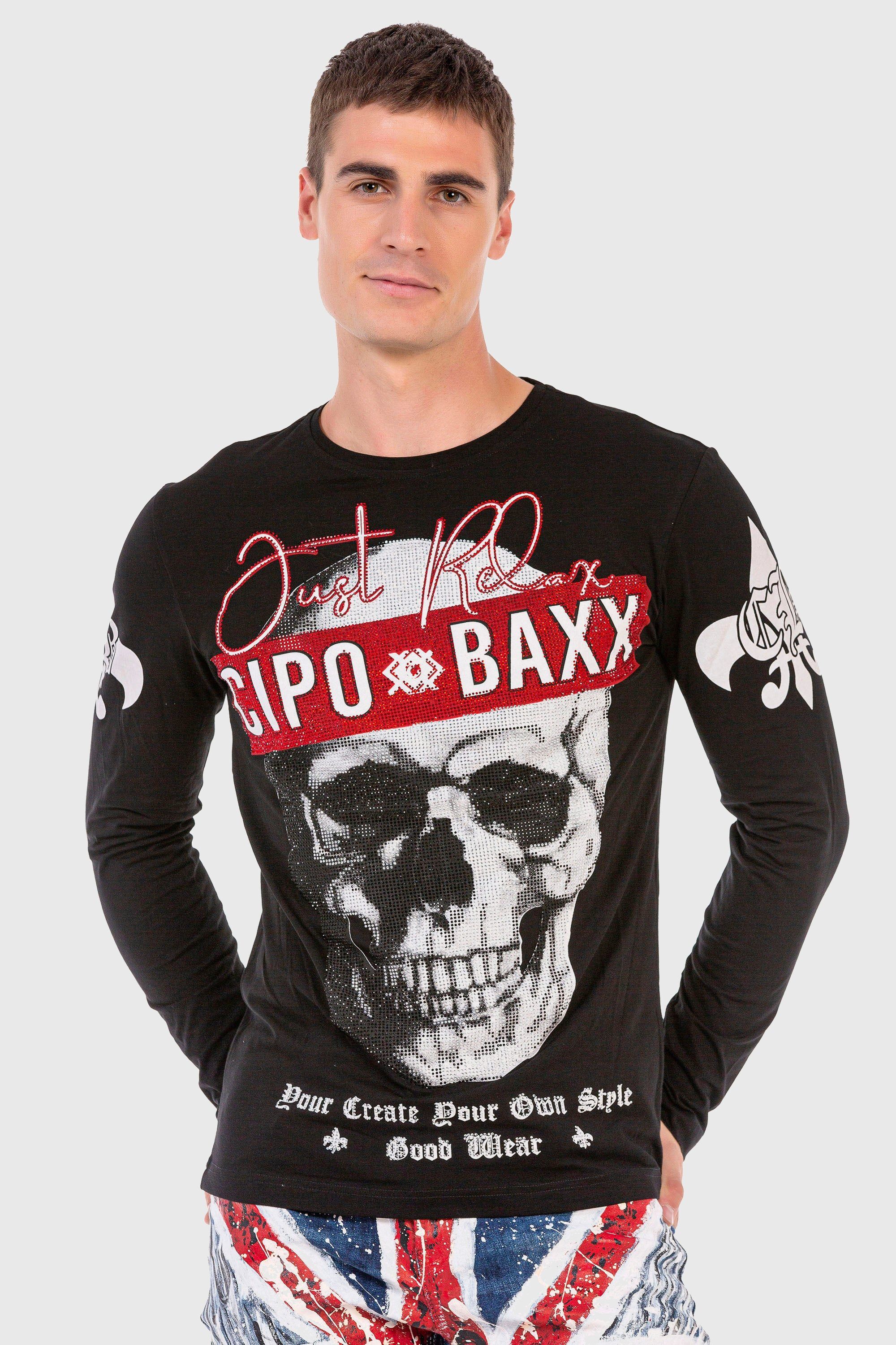 Cipo & Baxx T-Shirt "Sweatshirts", mit coolem Print günstig online kaufen