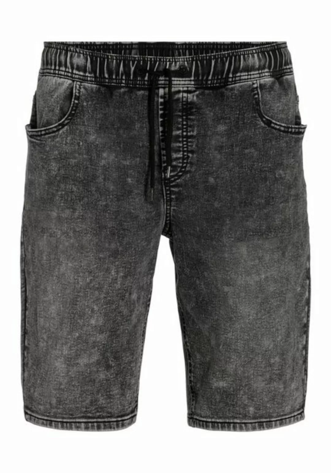 Buffalo Jeansshorts knielang, elastische Schlupf-Bermuda, kurze Hose in moo günstig online kaufen