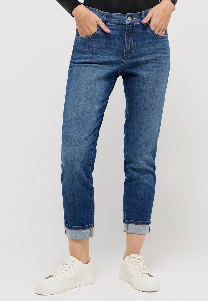 ANGELS 7/8-Jeans Basic-Jeans Darleen Crop TU mit Label-Applikationen günstig online kaufen