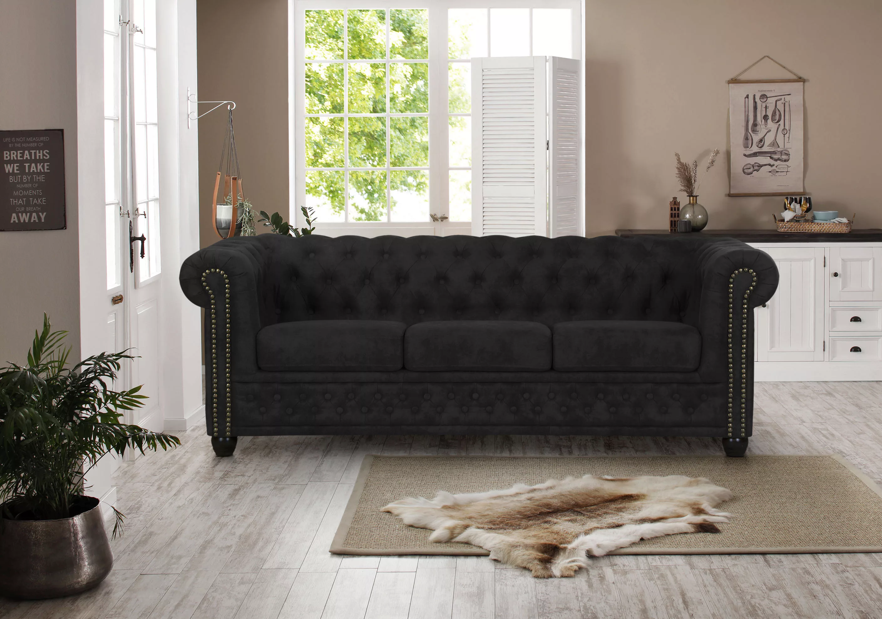 Home affaire Chesterfield-Sofa "Rysum" günstig online kaufen