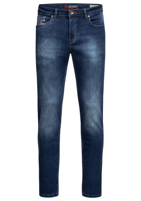 Alessandro Salvarini Straight-Jeans ASAlbinio mit Knopfleiste günstig online kaufen