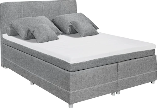 ED EXCITING DESIGN Boxspringbett "Luanda", wahlweise mit Matratze und Toppe günstig online kaufen