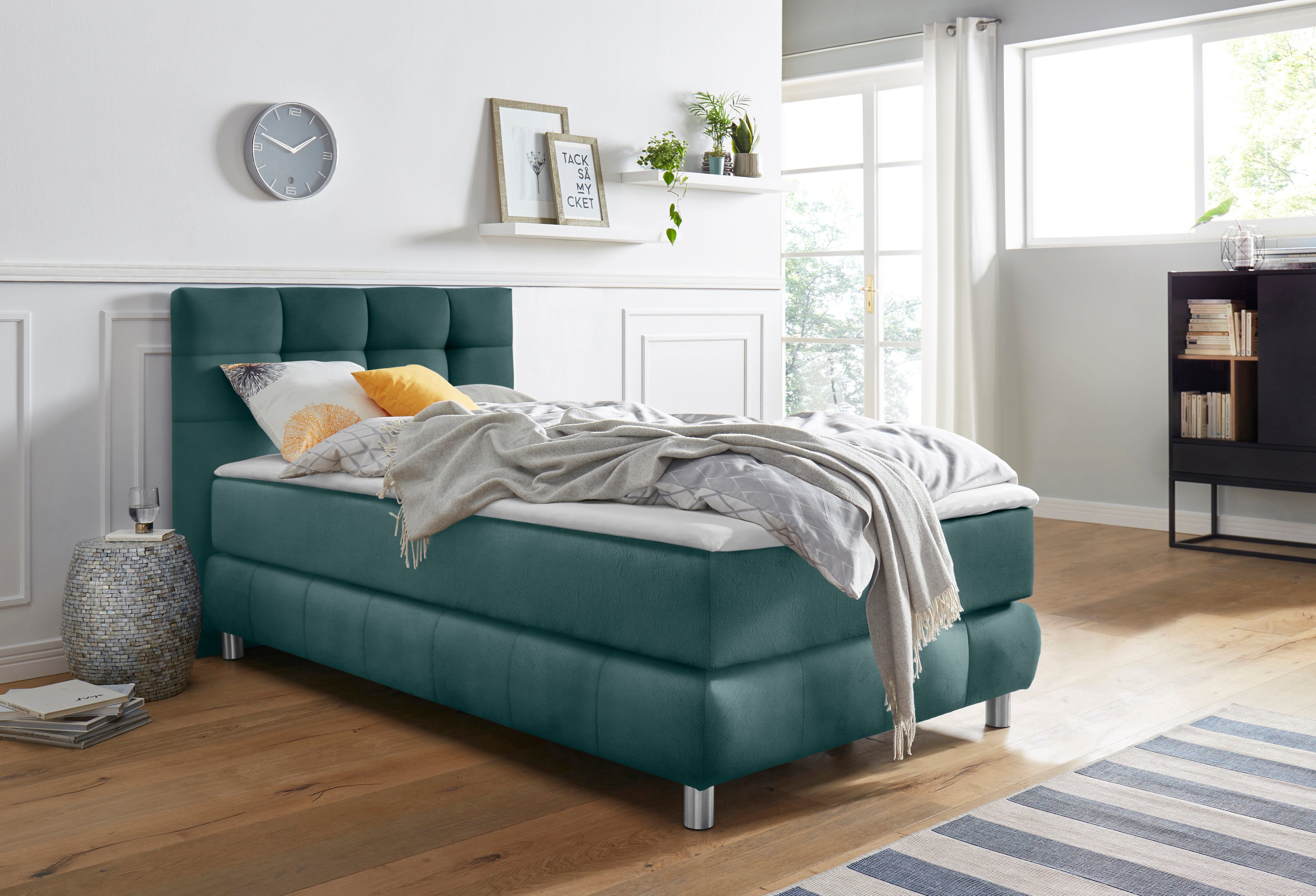 andas Boxspringbett "Salo", incl. Topper, 6 Breiten, 2 Härtegrade, TFK auch günstig online kaufen