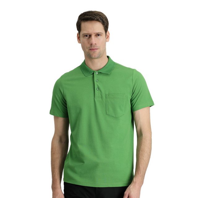 KIGILI Poloshirt Herren-T-Shirts, Polokragen, besticktes T-Shirt, kurzärmli günstig online kaufen