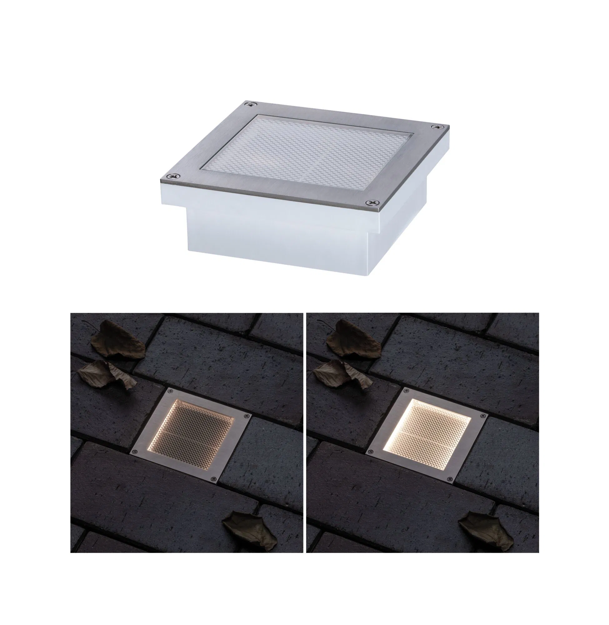 Paulmann LED-Solar-Bodeneinbauleuchte Aron 10x10cm günstig online kaufen