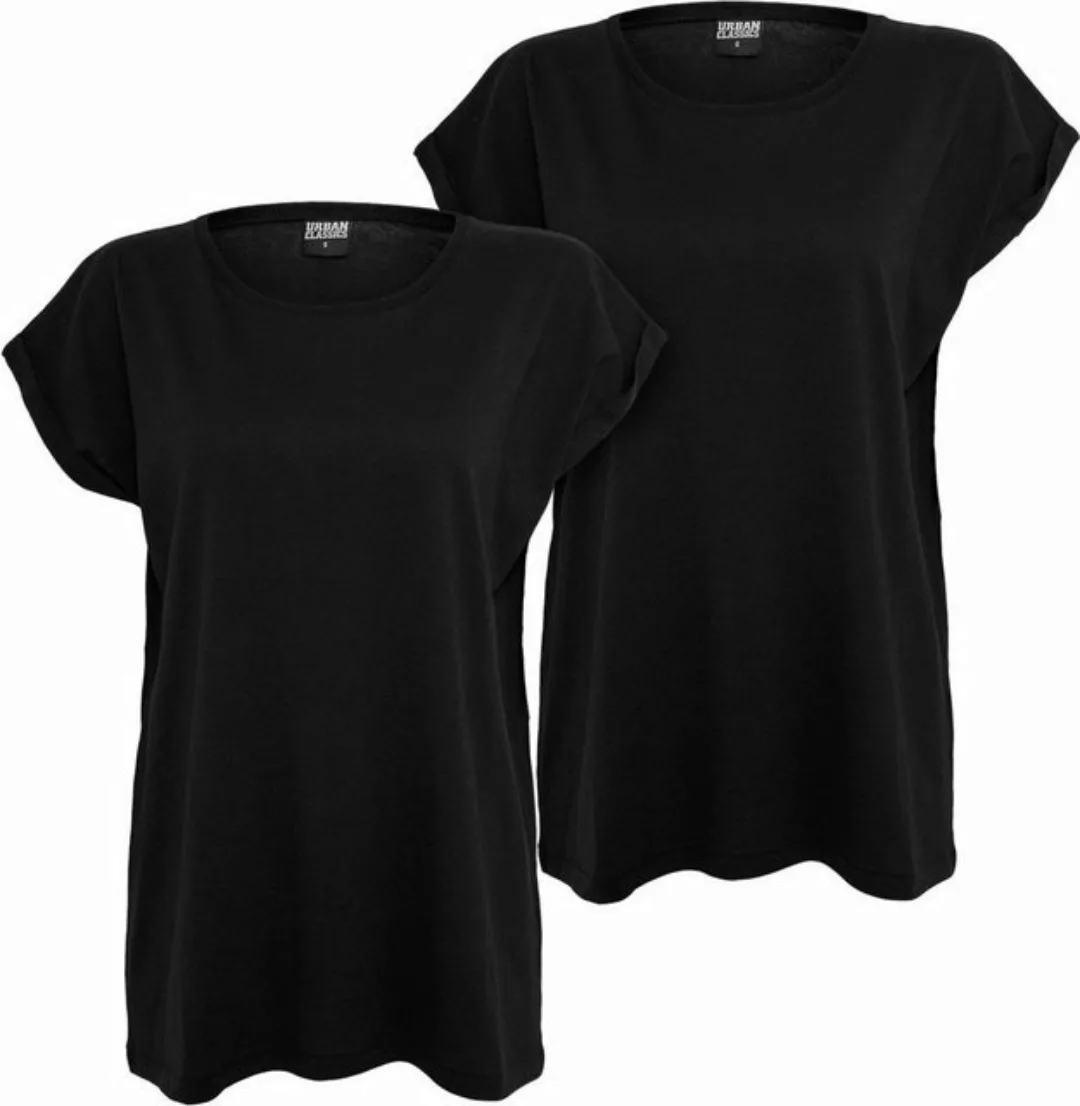 URBAN CLASSICS T-Shirt Urban Classics Damen Ladies Extended Shoulder Tee 2- günstig online kaufen