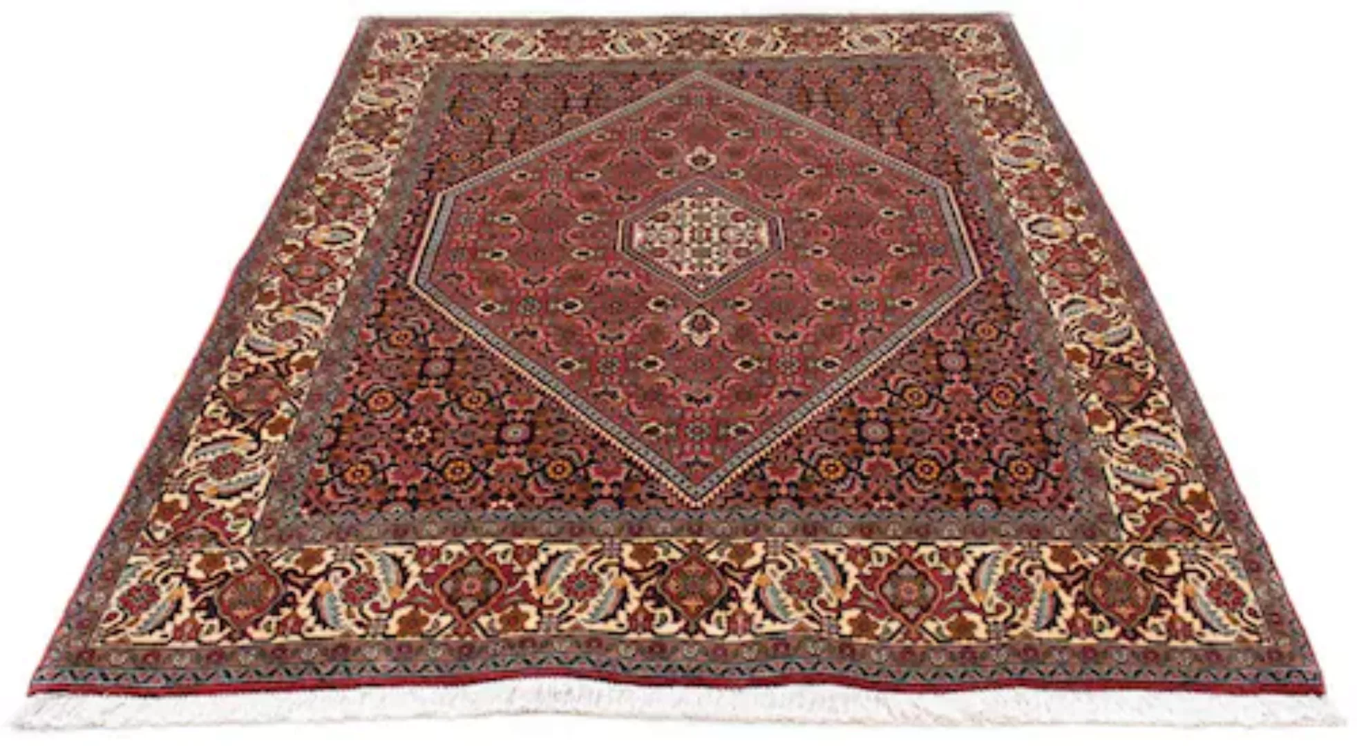 morgenland Wollteppich »Bidjar - Zanjan Medaillon Rosso 203 x 139 cm«, rech günstig online kaufen