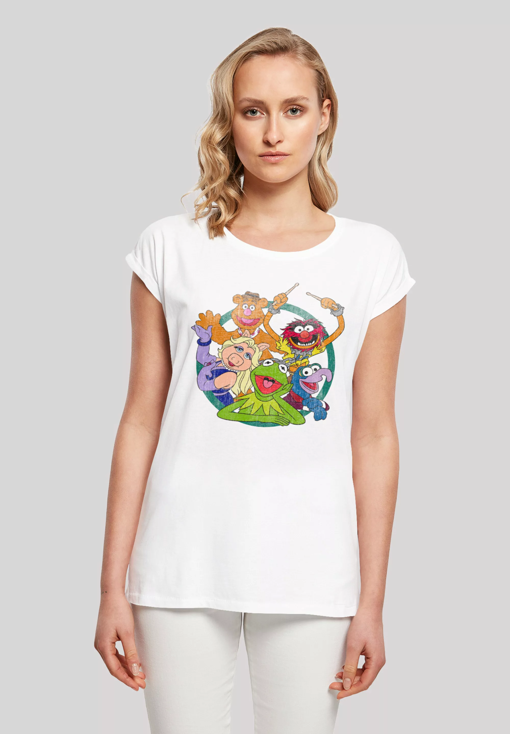 F4NT4STIC T-Shirt "Disney Die Muppets Group Circle", Print günstig online kaufen