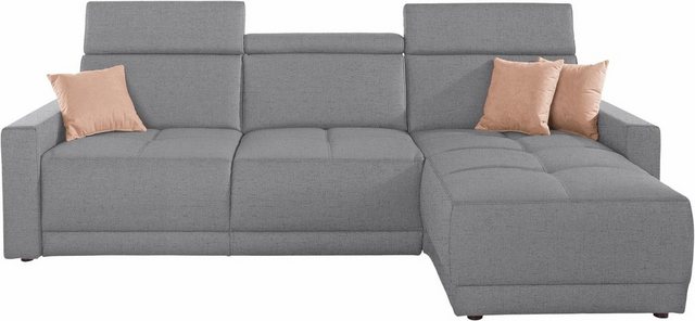 DOMO collection Ecksofa "Ava L-Form", mit Recamiere, Federkern wahlweise mi günstig online kaufen