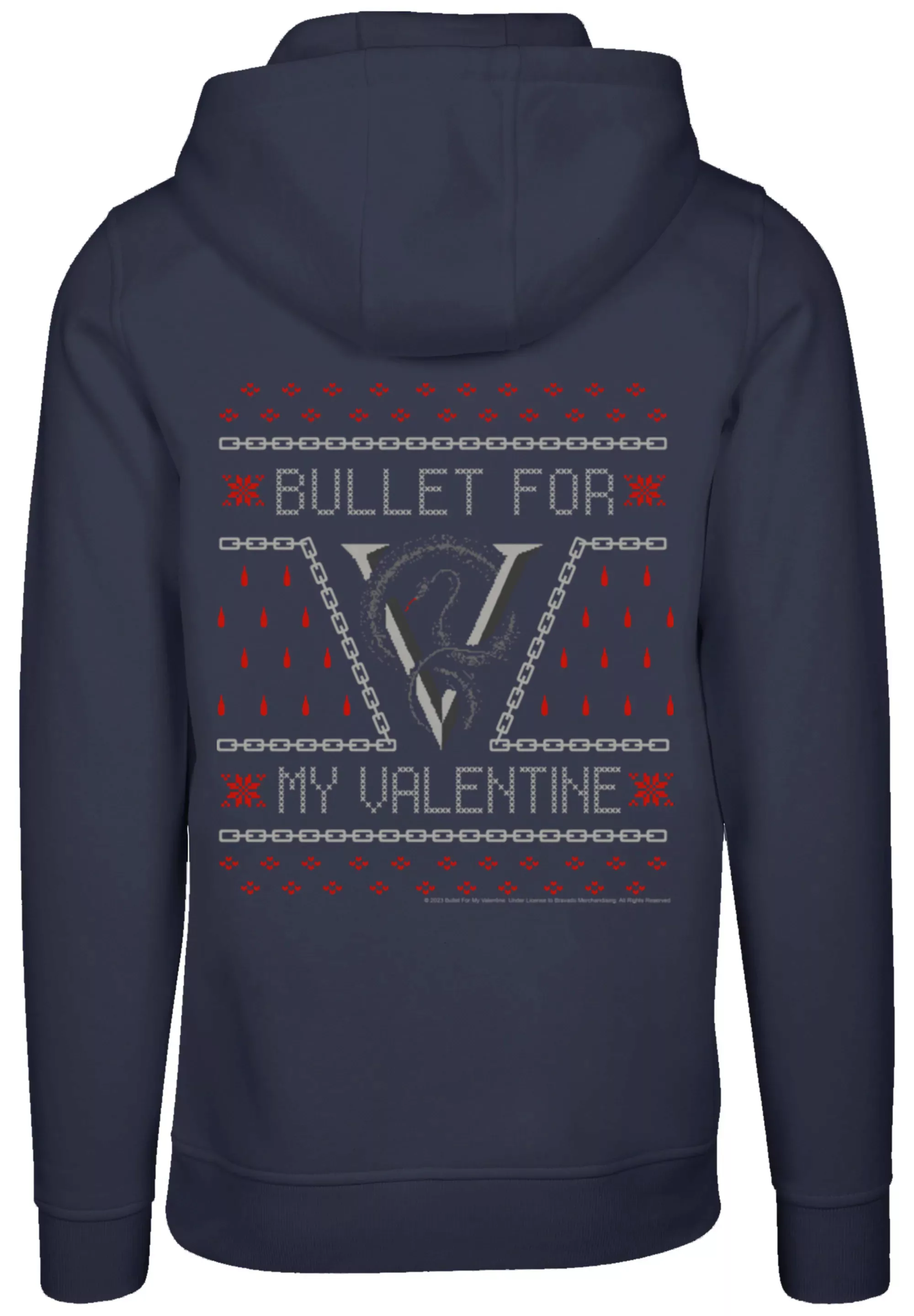 F4NT4STIC Kapuzenpullover "Bullet for my Valentine Metal Band Christmas" günstig online kaufen