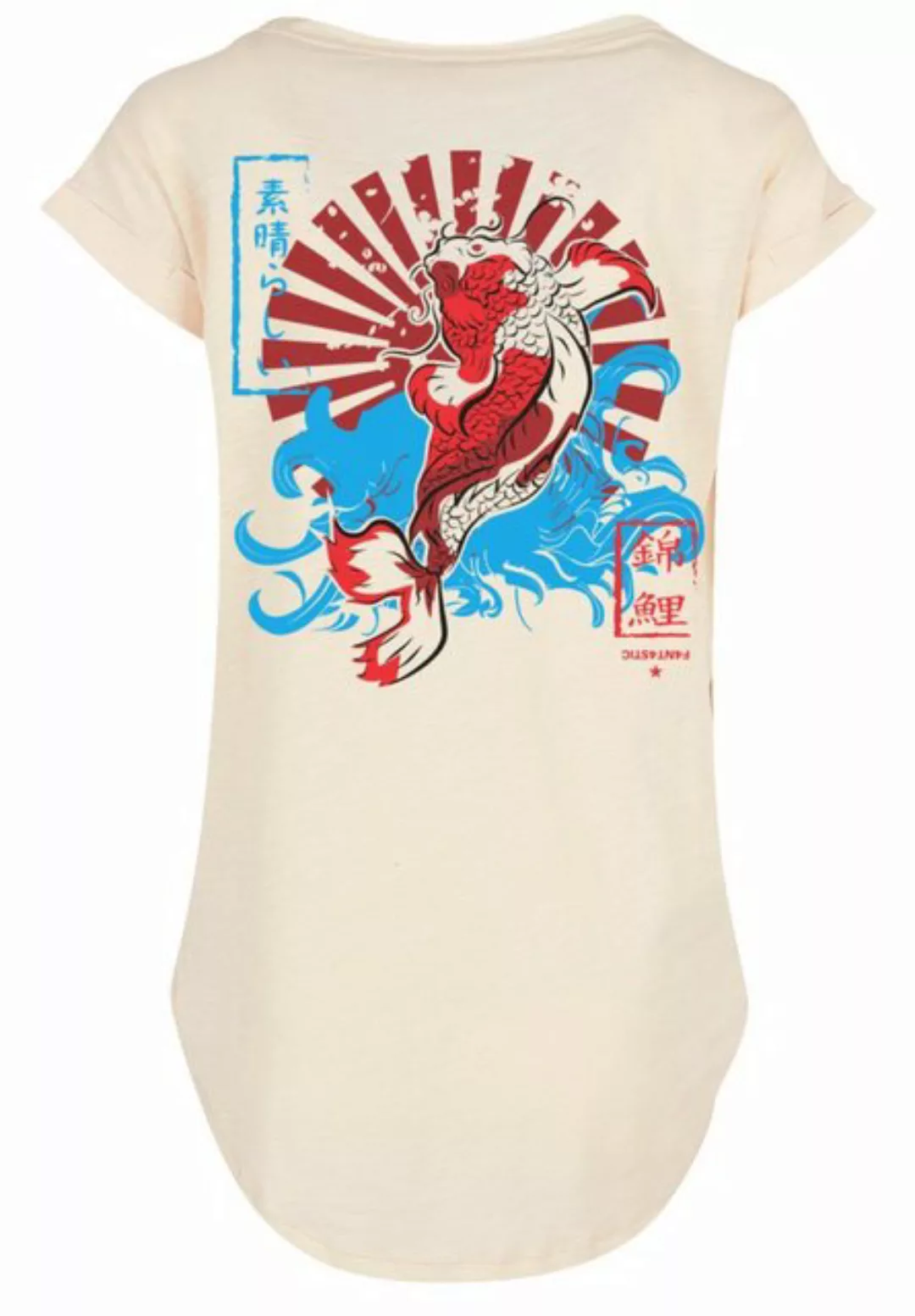 F4NT4STIC T-Shirt PLUS SIZE Japan Koi Print günstig online kaufen