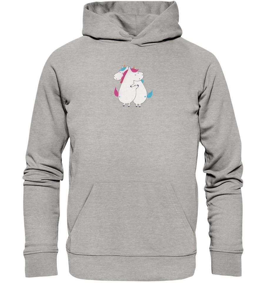 Mr. & Mrs. Panda Hoodie Größe XS Einhörner Umarmen - Heather Grey - Geschen günstig online kaufen