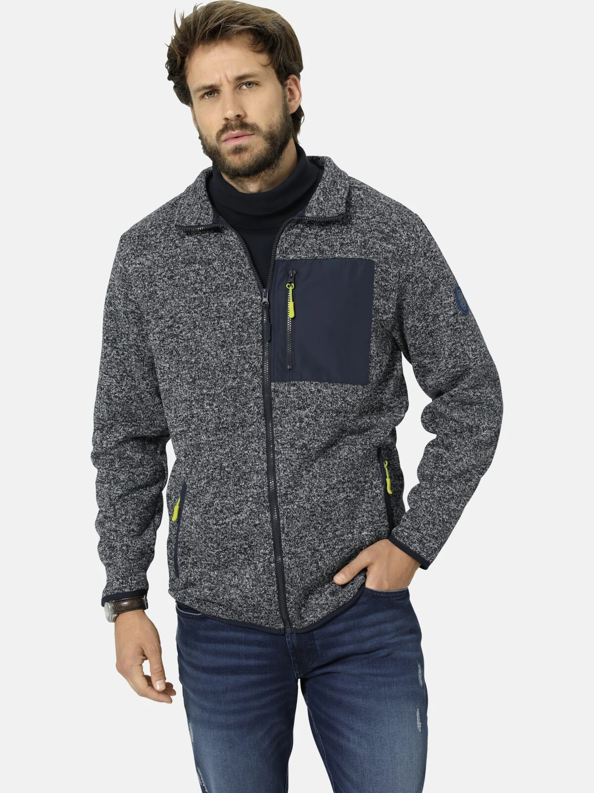 Babista Sweatjacke "Strickfleecejacke FIORELONI", mit Reißverschlusstasche günstig online kaufen