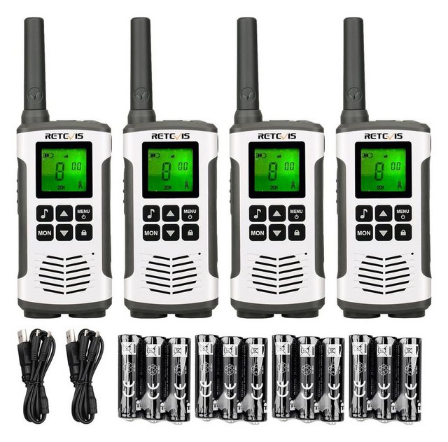 Retevis Walkie Talkie RT45, Lizenzfrei 16 Kanäle,VOX,Wiederaufladbare, Tasc günstig online kaufen