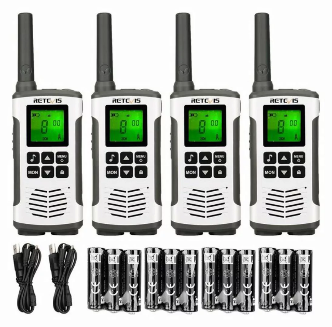 Retevis Walkie Talkie RT45,Aufladbar USB Lizenzfrei 16 Kanäle,VOX Taschenla günstig online kaufen