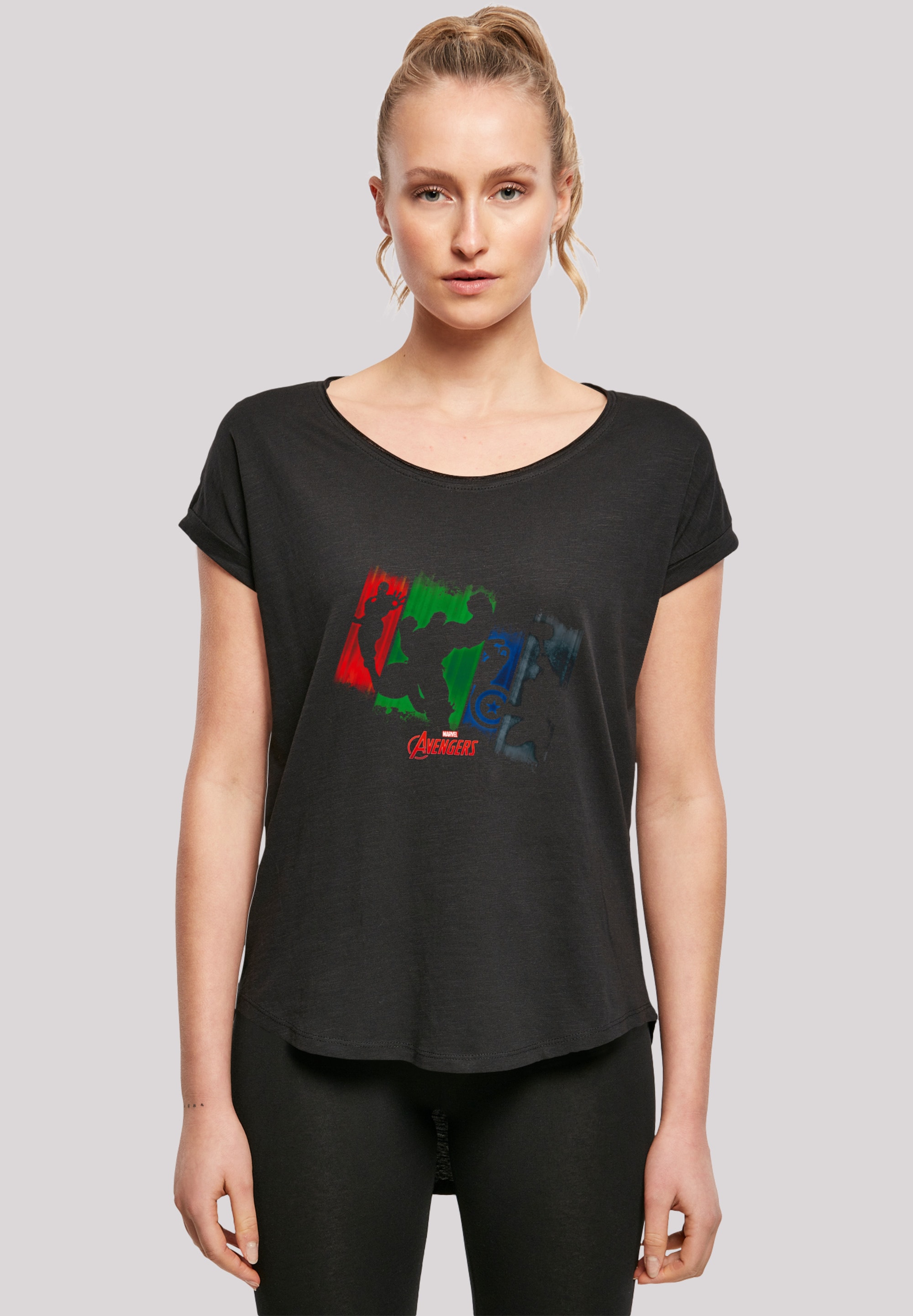 F4NT4STIC T-Shirt "Marvel Superhelden Avengers Team Punch Out", Damen,Premi günstig online kaufen