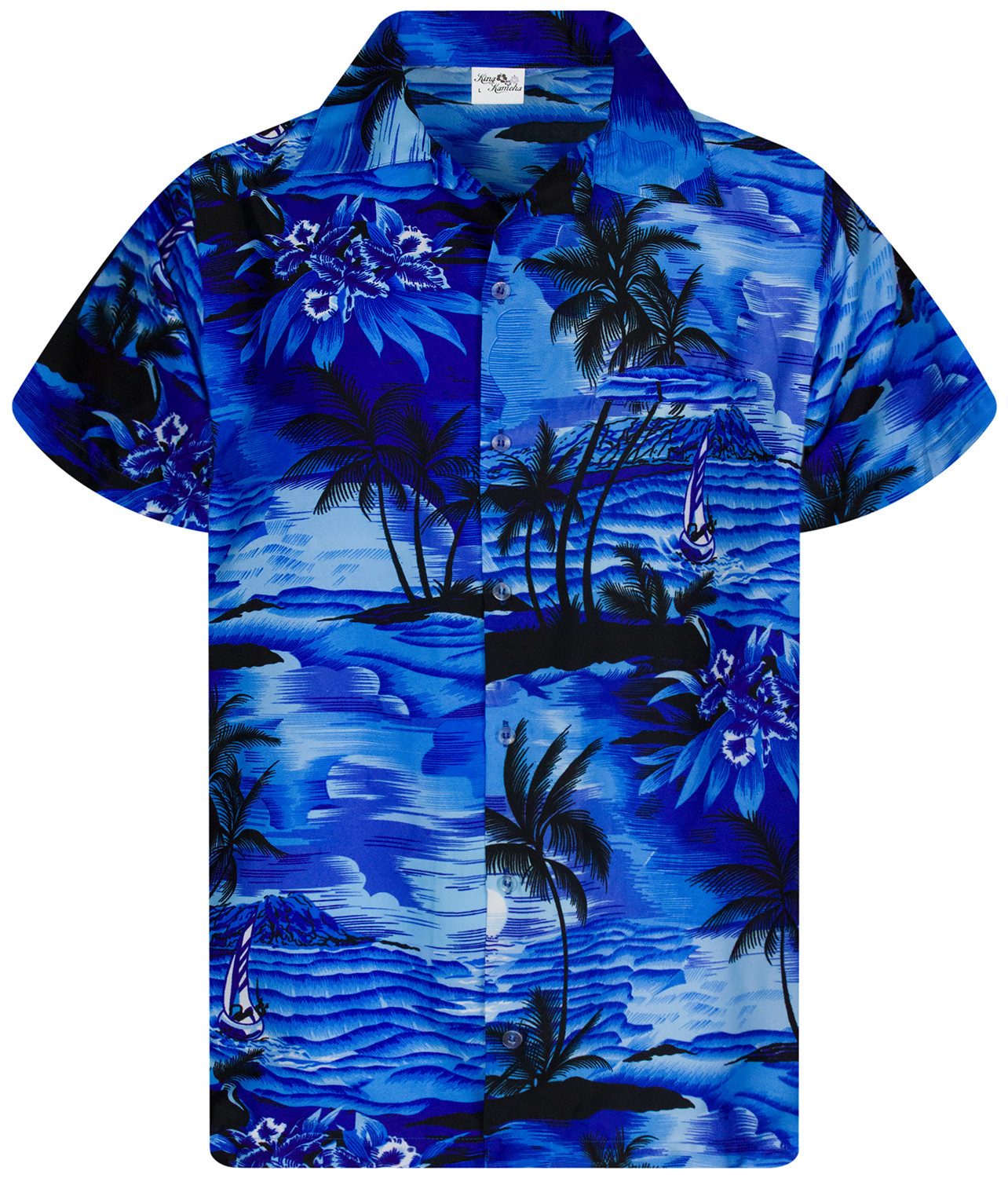 King Kameha Hawaiihemd Surf Funky Hawaii-Hemd günstig online kaufen