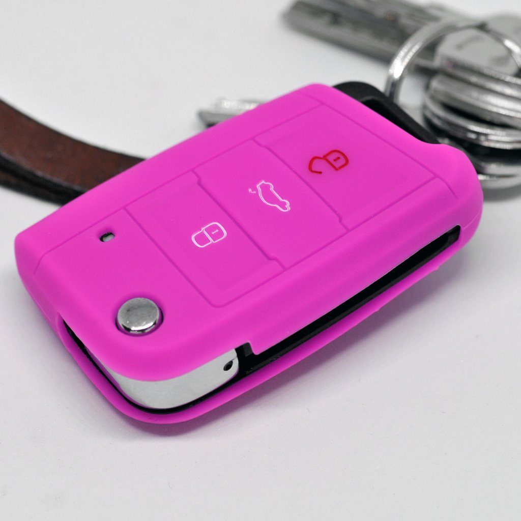 mt-key Schlüsseltasche Autoschlüssel Softcase Silikon Schutzhülle günstig online kaufen
