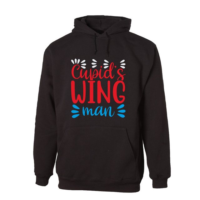 G-graphics Hoodie Cupid´s Wing Man Unisex mit trendigem Frontprint mit Spru günstig online kaufen