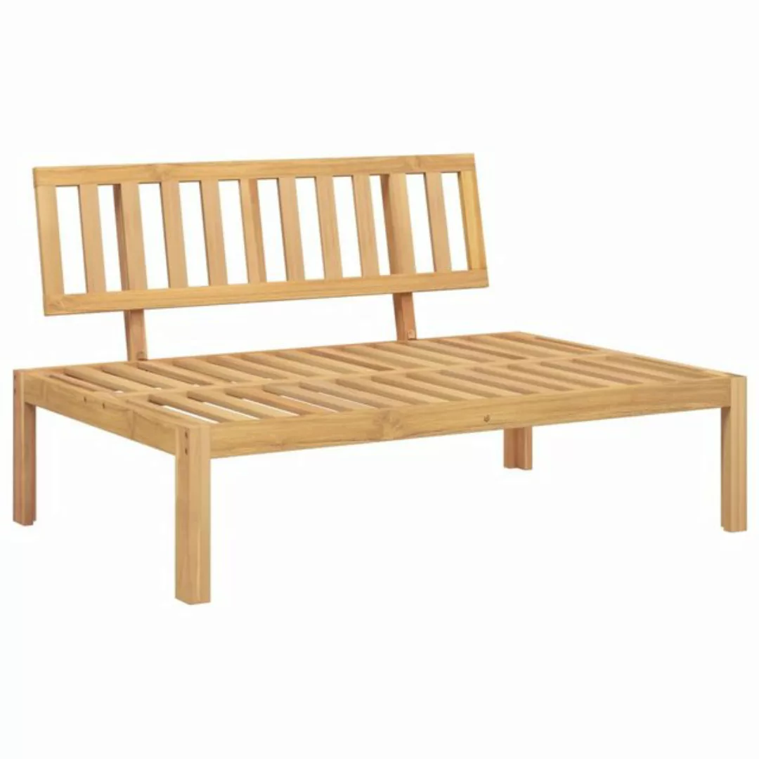 vidaXL Loungesofa Garten-Mittelsofa aus Paletten Massivholz Akazie, 1 Teile günstig online kaufen