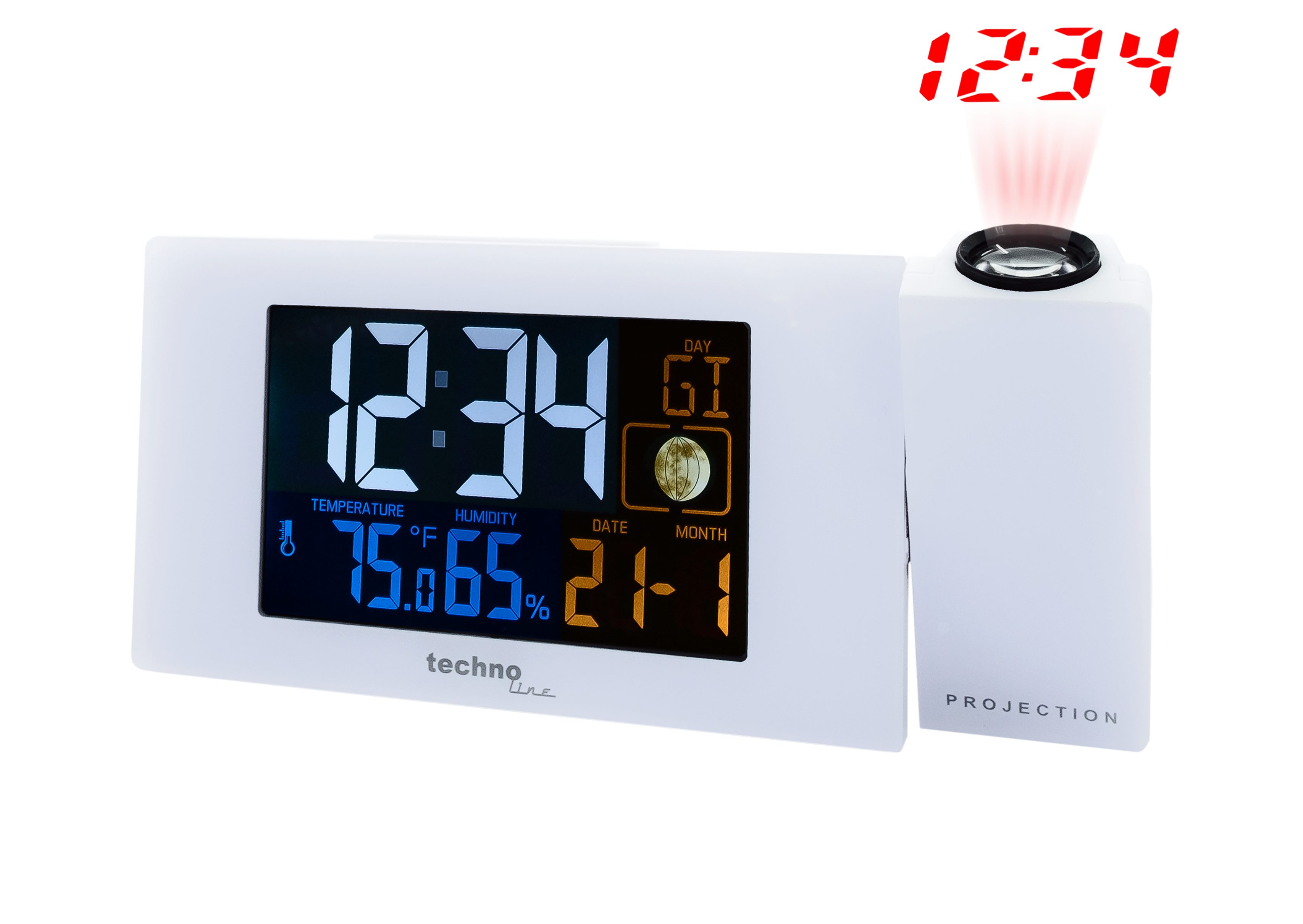 technoline Projektionswecker WT 537 mit Temperatur- günstig online kaufen