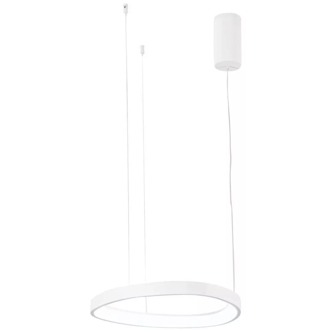 LED Pendelleuchte Klapton in Weiß 30W 6160lm günstig online kaufen