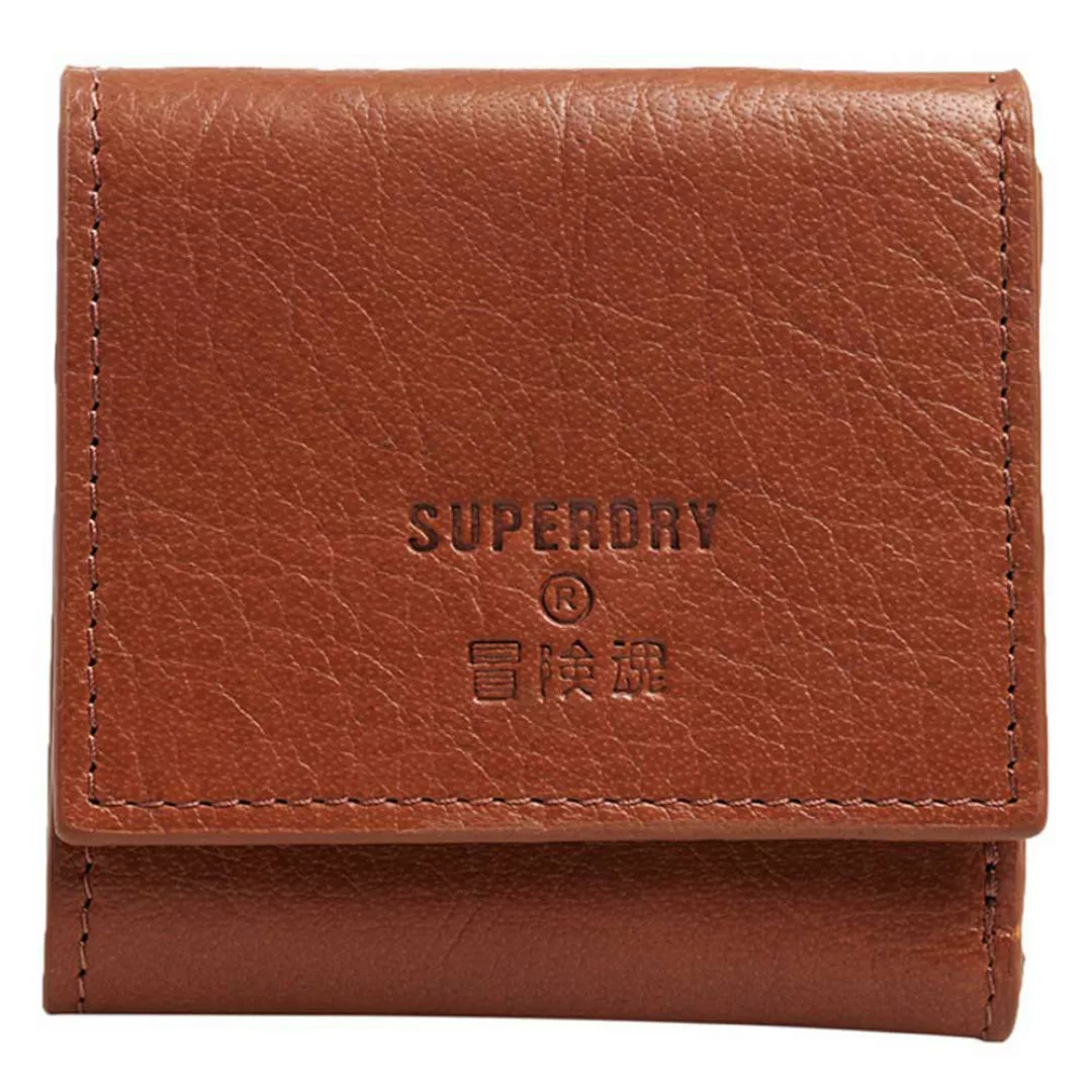 Superdry Leder Short Fold One Size Tan Oily günstig online kaufen