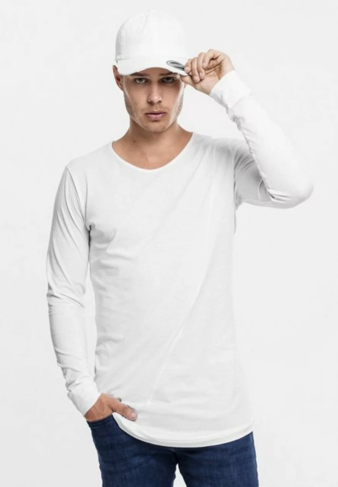 URBAN CLASSICS Langarmshirt Urban Classics Herren Long Shaped Fashion L/S T günstig online kaufen