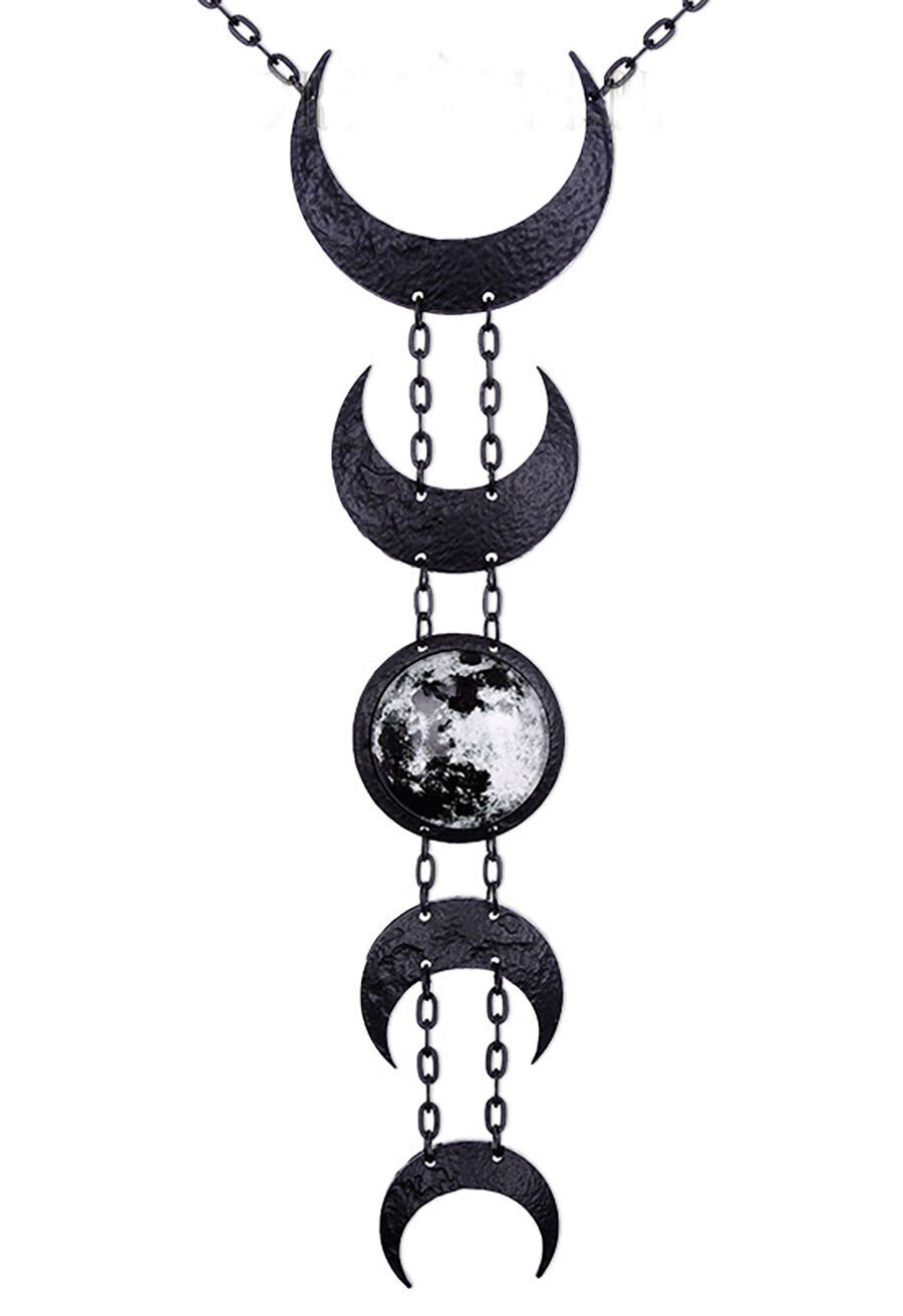 Halsband Gothic mystische Halskette Mond günstig online kaufen
