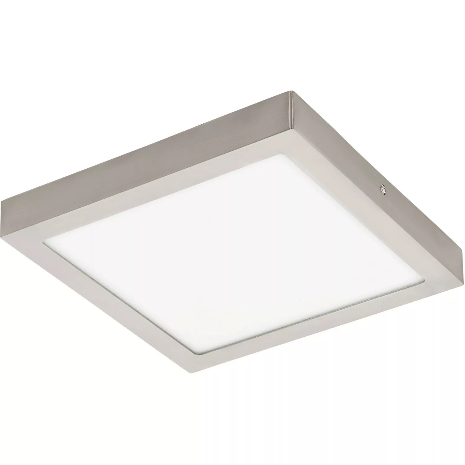 Eglo Connect LED-Aufbauleuchte Fueva Nickel matt 30 cm x 30 cm günstig online kaufen