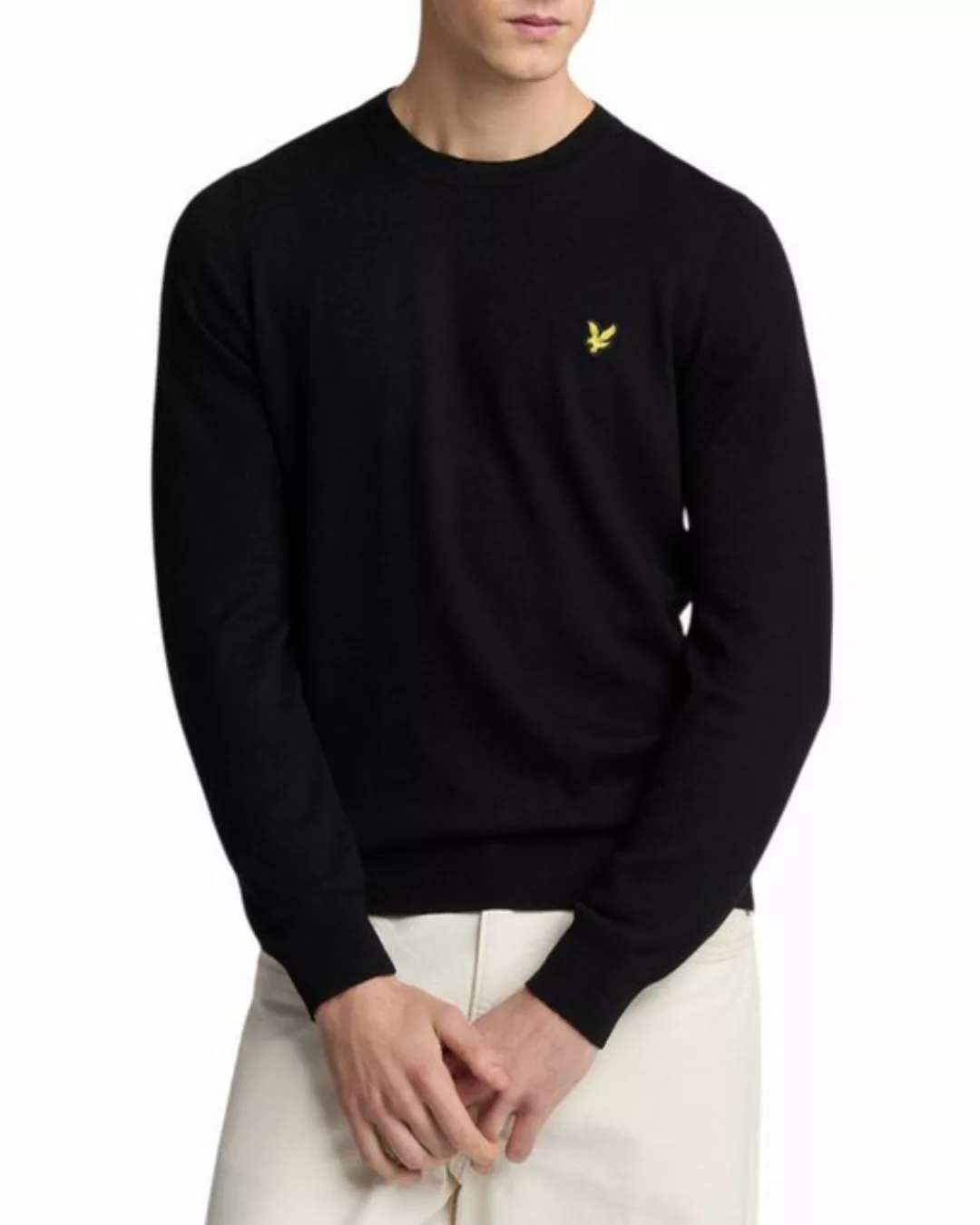 Lyle & Scott Strickpullover Herren Aus Merinowolle, Weich & Angenehm günstig online kaufen