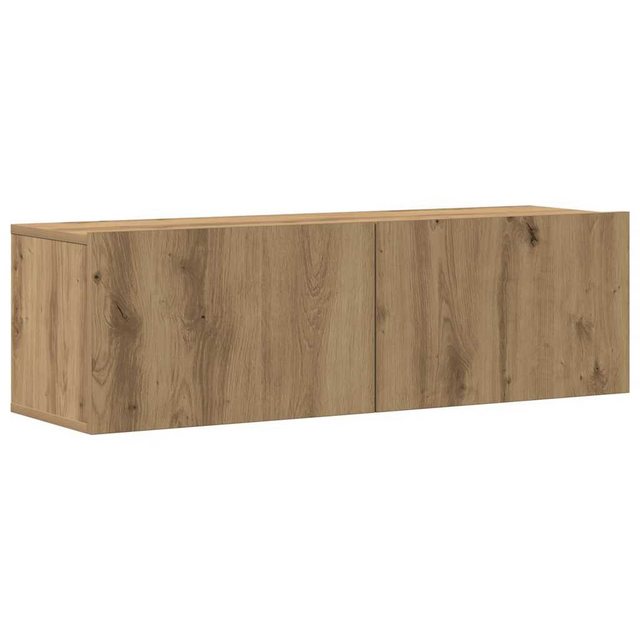 vidaXL Schrankmodule 3-tlg. TV-Schrank-Set Wandmontage Artisan-Eiche Holzwe günstig online kaufen