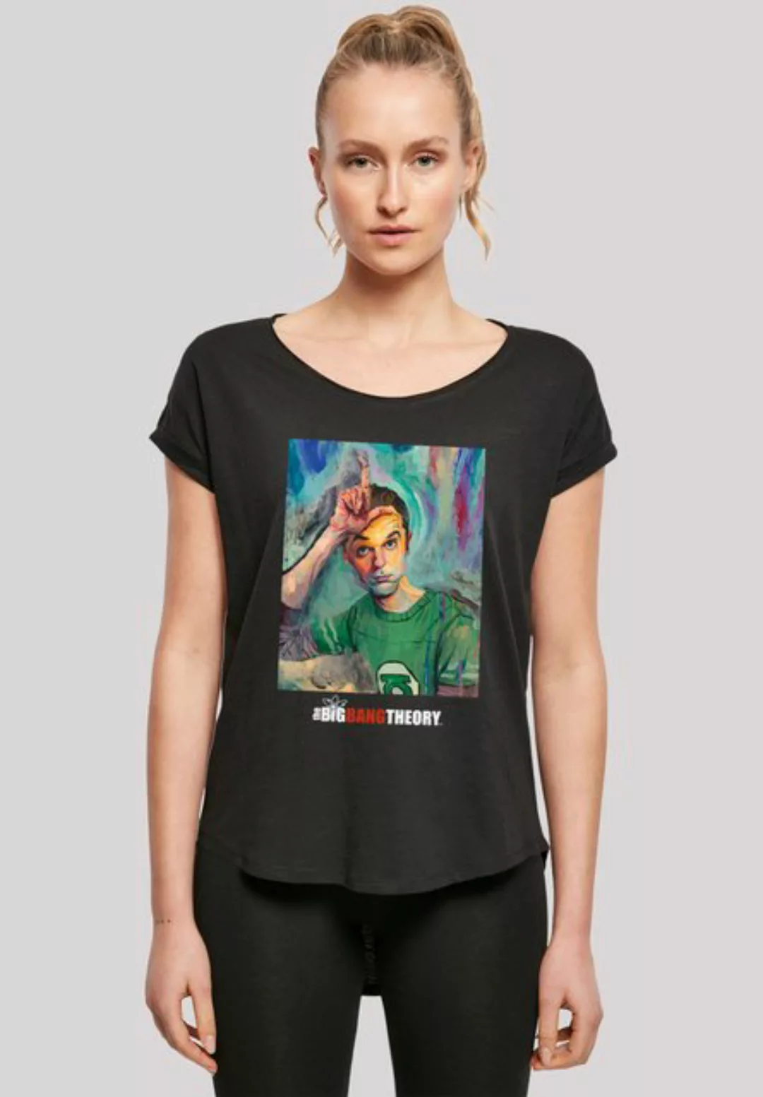 F4NT4STIC T-Shirt Big Bang Theory Sheldon Loser Painting Damen,Premium Merc günstig online kaufen