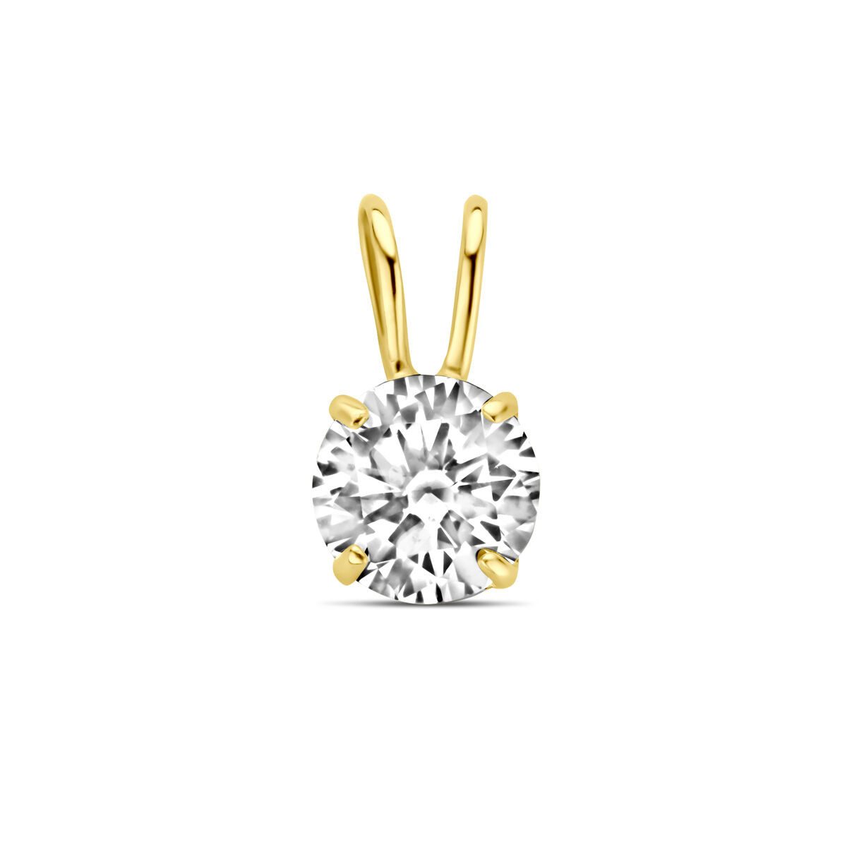 NICEANDnoble Kettenanhänger 585er Gelbgold Kettenanhänger Zirkonia günstig online kaufen