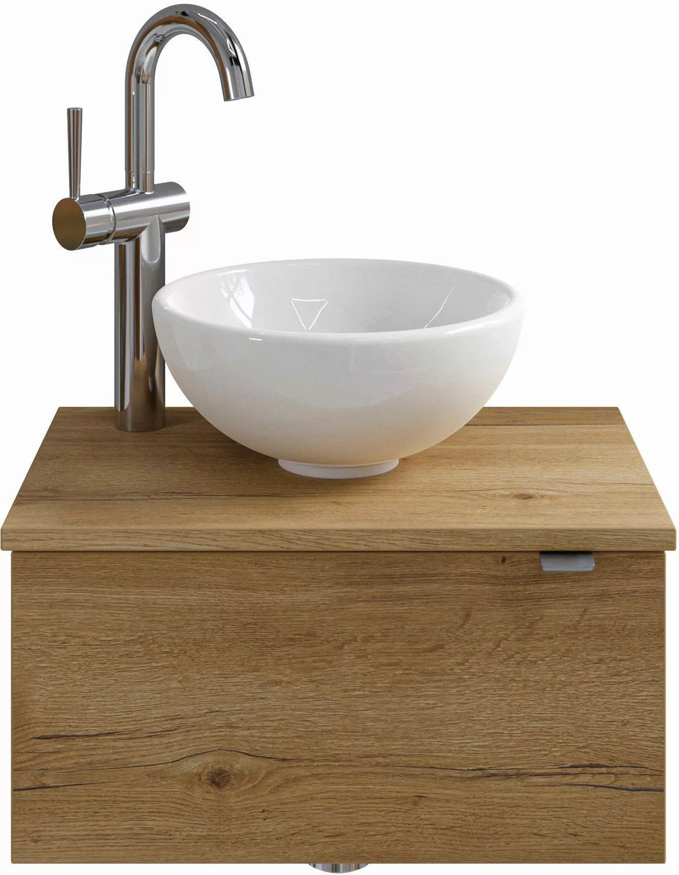 Saphir Waschtisch "Serie 6915 Waschschale mit Unterschrank für Gästebad, Gä günstig online kaufen