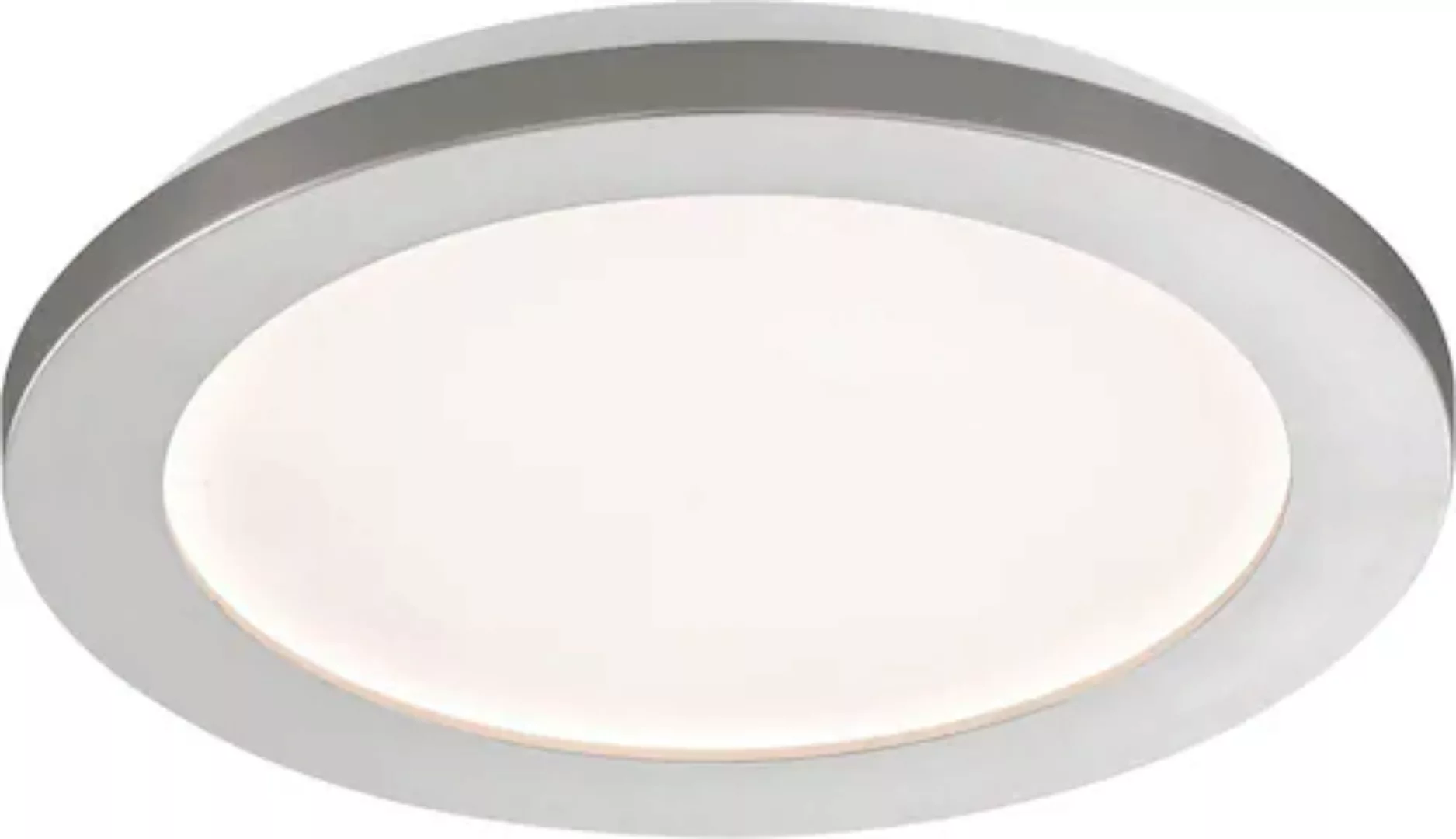 Fischer & Honsel LED-Deckenleuchte Gotland Chrom/Weiß Ø 22 cm günstig online kaufen