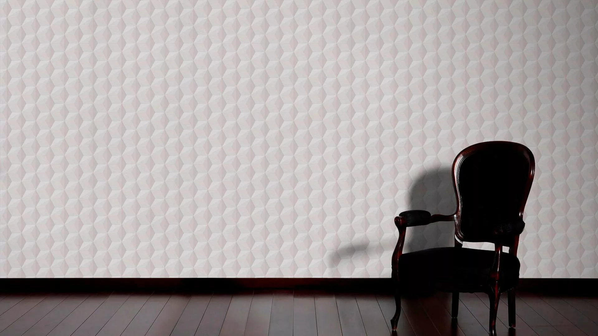 Bricoflor 3D Tapete Hellgrau Würfel Vliestapete Modern für Büro und Wohnzim günstig online kaufen