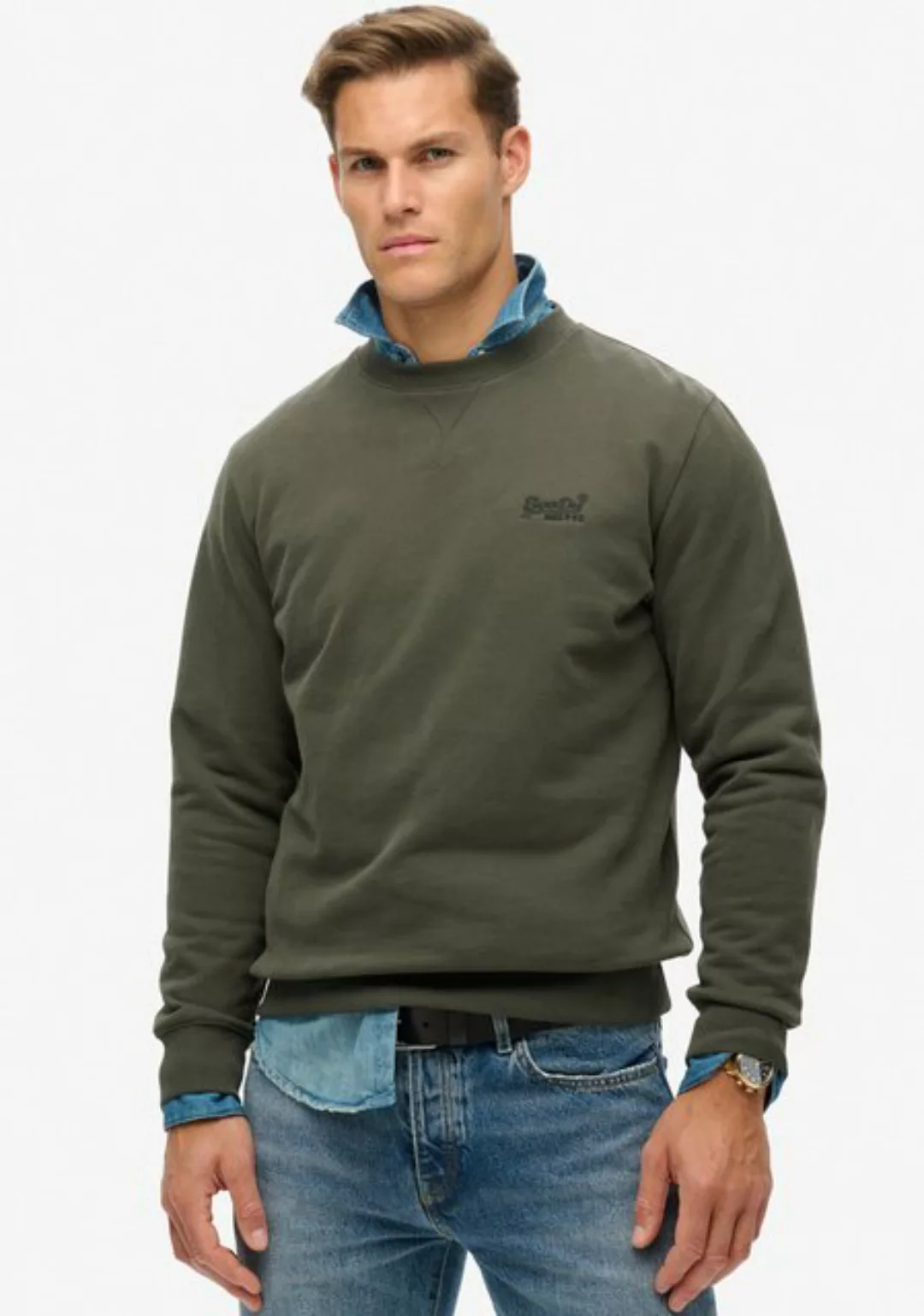 Superdry Sweatshirt ESSENTIAL LOGO CREW SWEATSHIRT günstig online kaufen