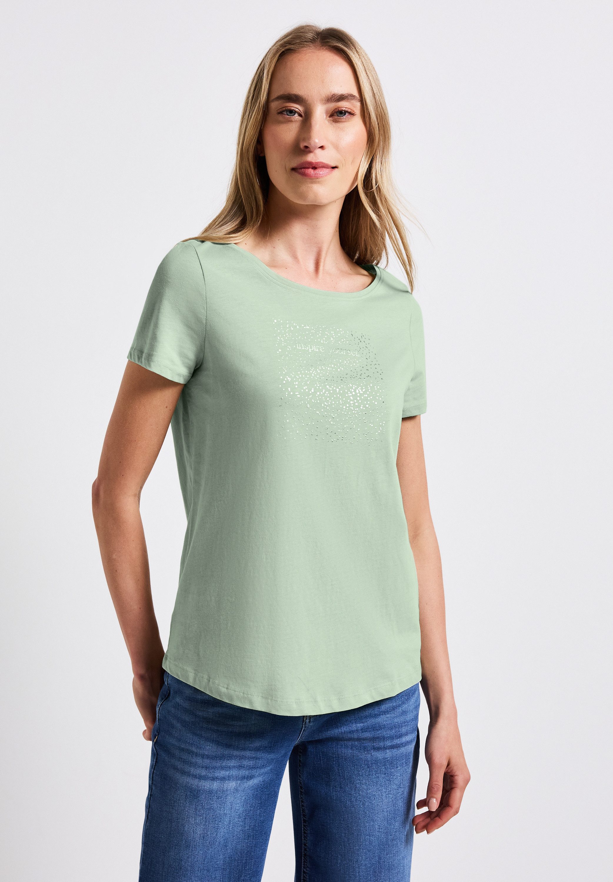 STREET ONE T-Shirt, farbig günstig online kaufen