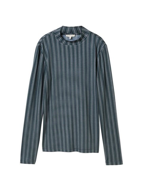 TOM TAILOR Langarmshirt T-Shirt mit LENZING™ EcoVero™ günstig online kaufen