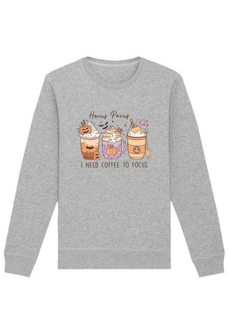 F4NT4STIC Sweatshirt Retro Halloween Hocus Pocus I Need Coffee To Focus Pre günstig online kaufen