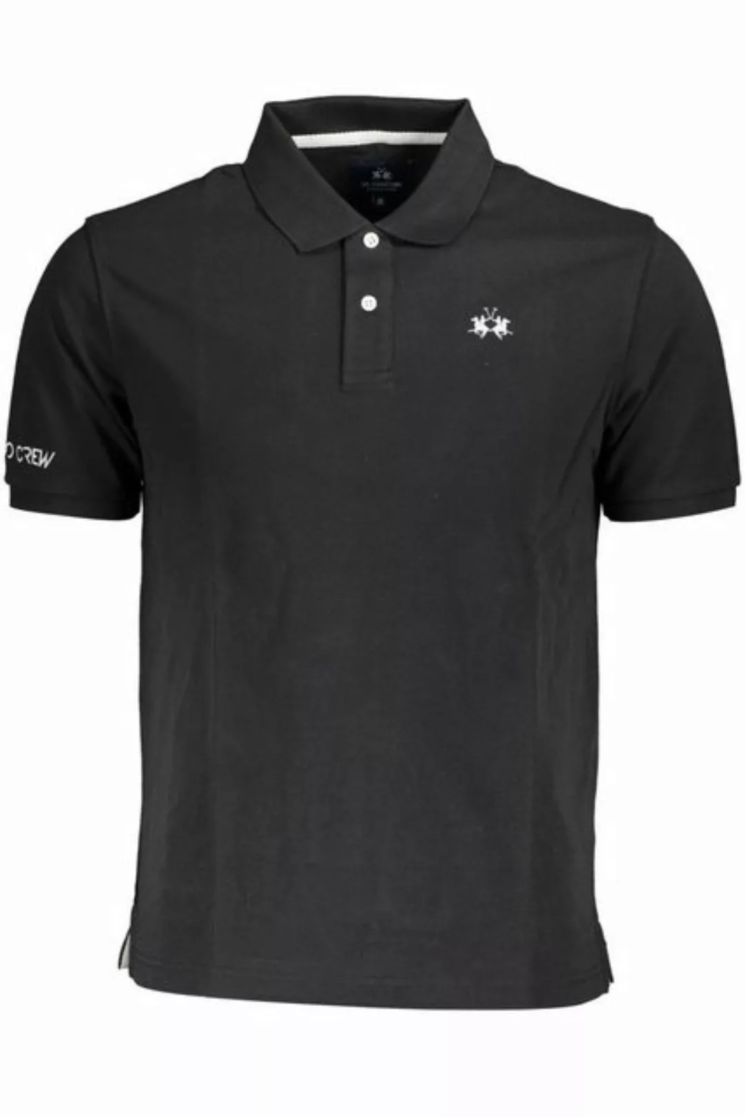 La Martina Poloshirt Elegantes Kurzarm-Poloshirt für Herren in Schwarz günstig online kaufen