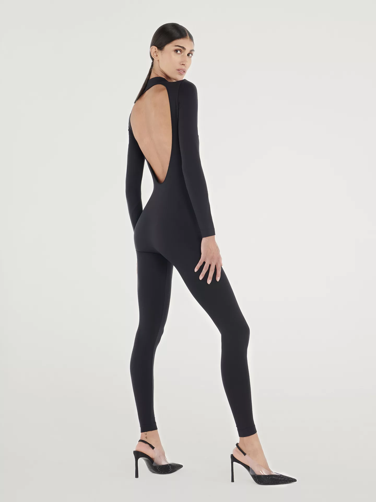 Wolford - Turtle Neck Jumpsuit, Frau, black, Größe: L günstig online kaufen