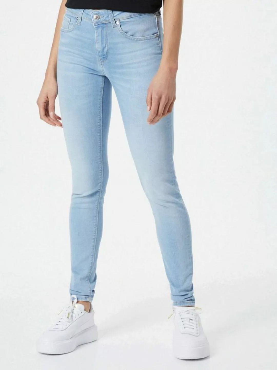 Vero Moda Damen Jeans VMLUX RI371 Slim Fit - Blau Light Blue Denim günstig online kaufen