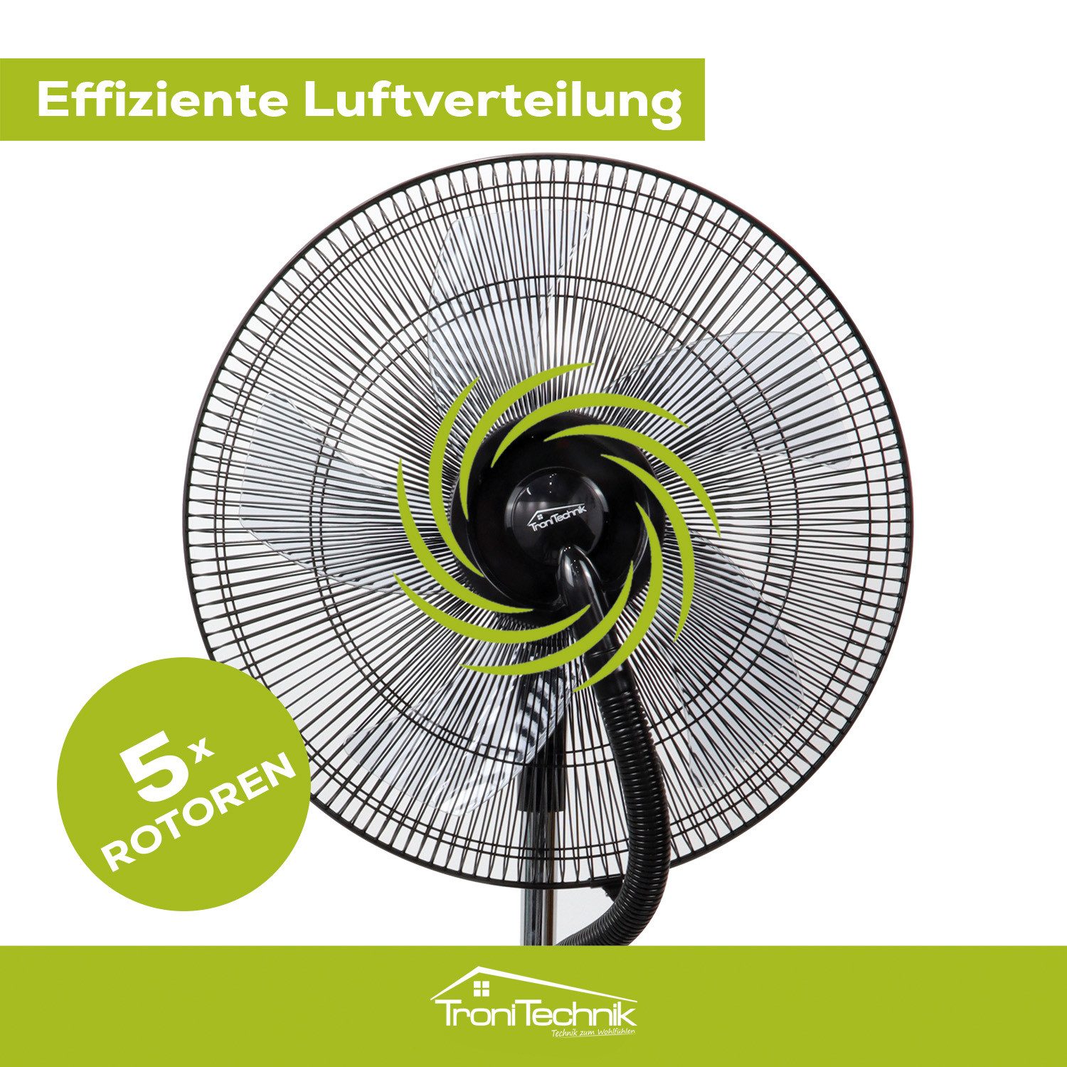 TroniTechnik Standventilator Standventilator SV05, 40 cm günstig online kaufen