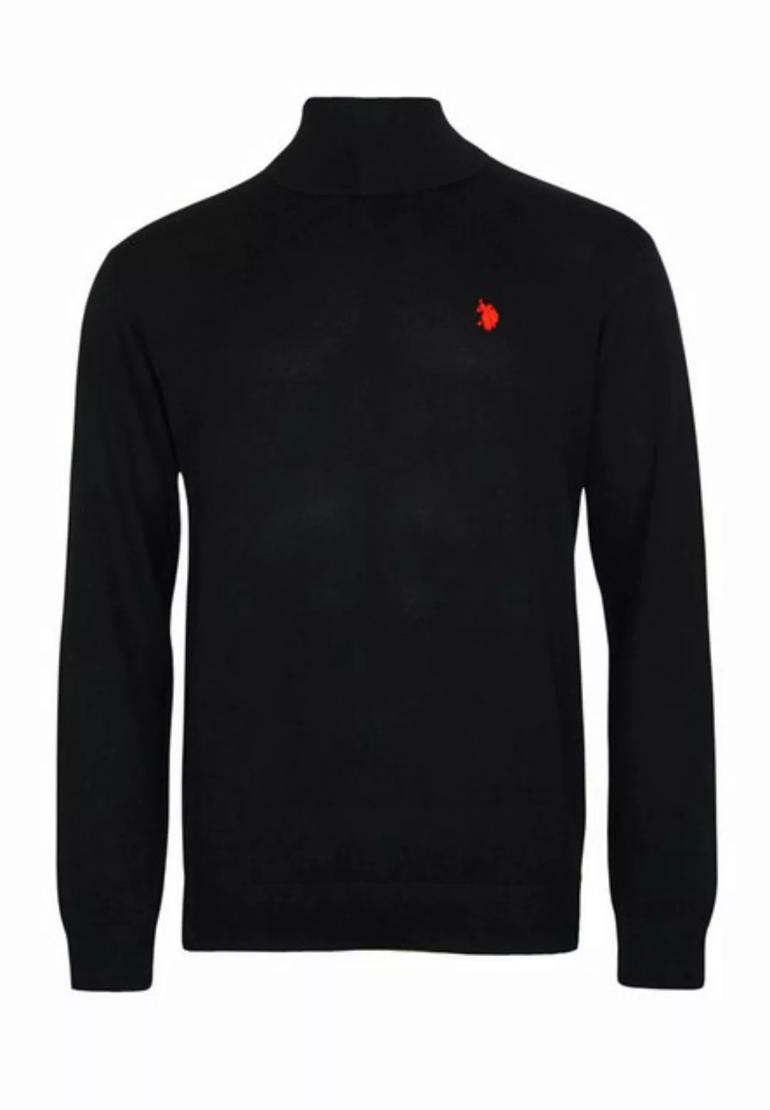 U.S. Polo Assn Strickpullover Rollkragenpullover Langarmshirt mit Rollkrage günstig online kaufen