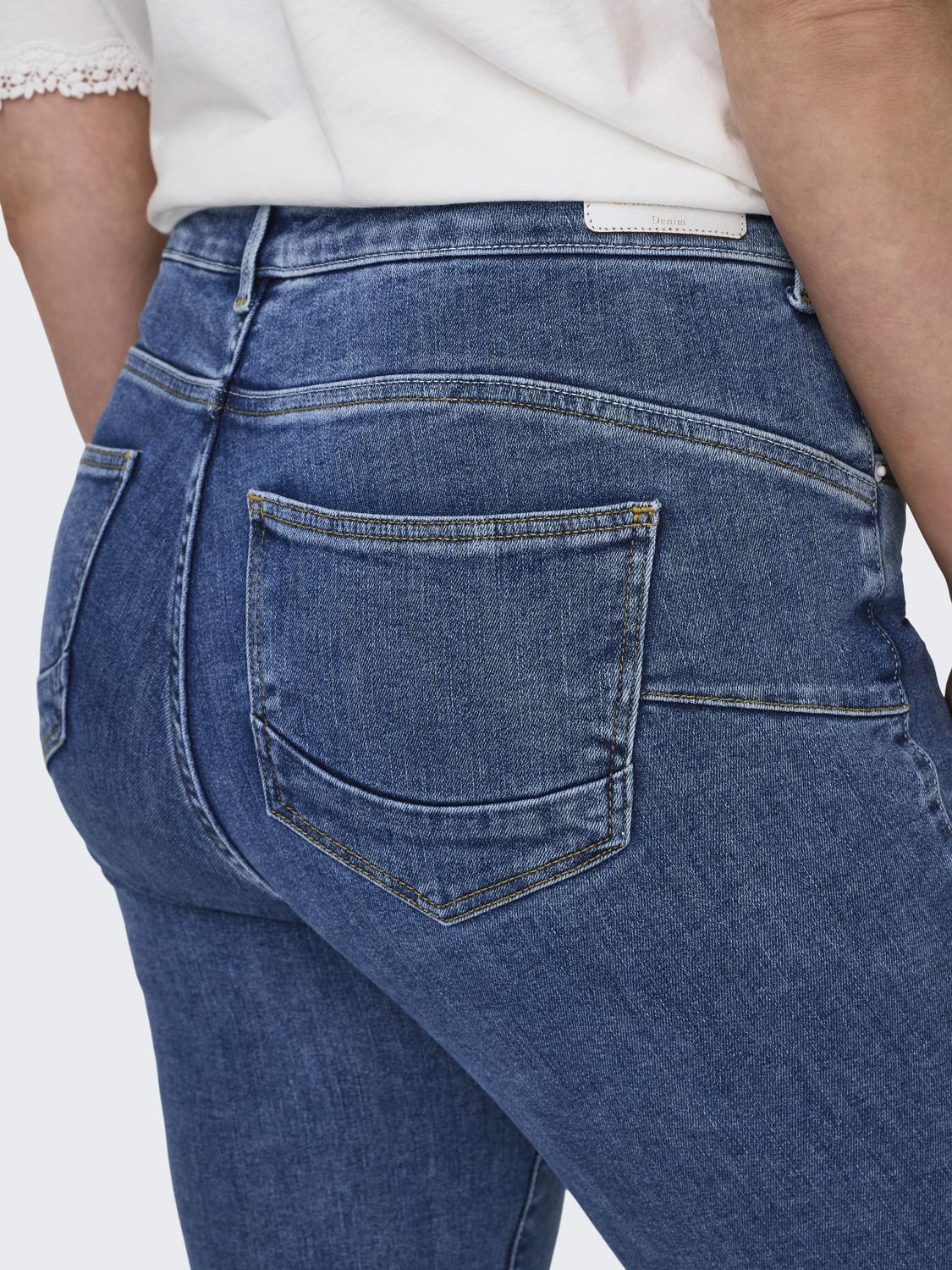 ONLY CARMAKOMA Skinny-fit-Jeans "CARPOWER MID SKINNY PUSHUP DNM SOO411" günstig online kaufen